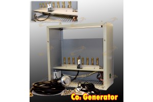  22,400 BTU Hydroponic 8 Burners LP Grow CO2 Generator Propane Gas Burner